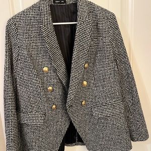 Perfect condition NWOT Express tweed Double Breasted blazer